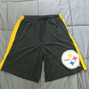 NFL Team Apparel Steelers Shorts
